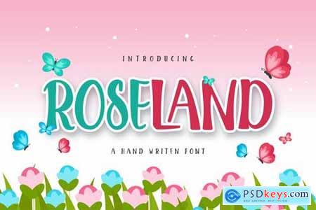 ROSELAND Display font