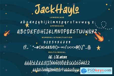 Jack Haylo Playful Typeface