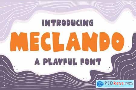 Meclando - A Playful Font