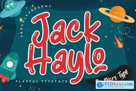 Jack Haylo Playful Typeface