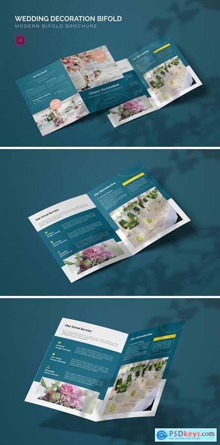 Wedding Decoration - Bifold Brochure