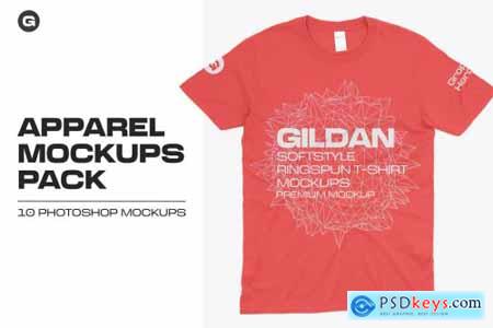 Gildan 64000 T-Shirts Mockups 5685183