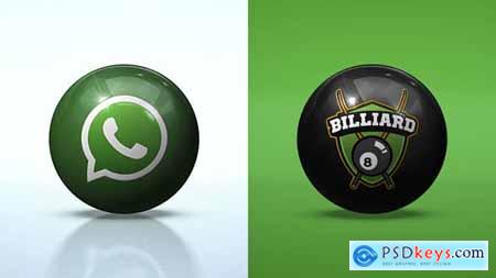Clean Rolling Ball Logo Reveal 29699267