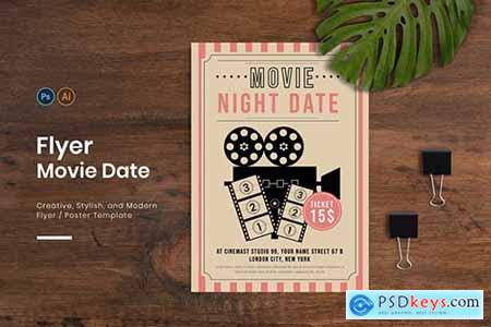 Movie Date Flyer