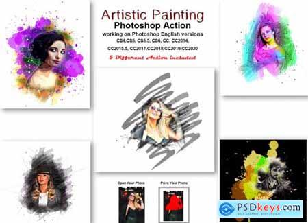 Artistic Painting Photoshop Action 5429287