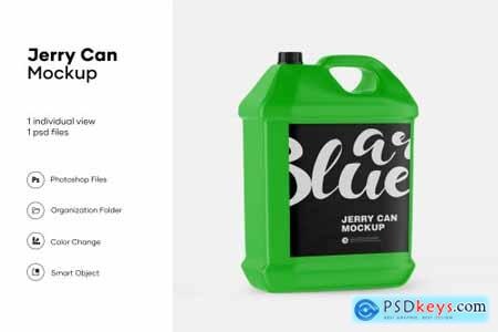 Jerry can mockup