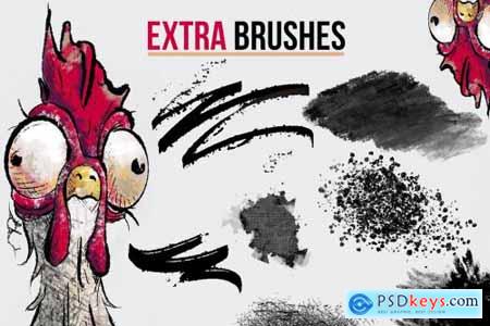 Chicken Scratch Procreate Brushes 5582448