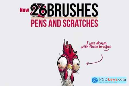 Chicken Scratch Procreate Brushes 5582448