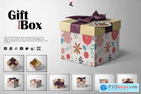 Gift Box Mockup 6K 5570092