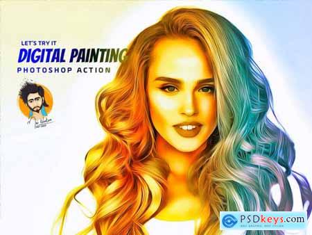 Digital Painting Photoshop Action 5649195