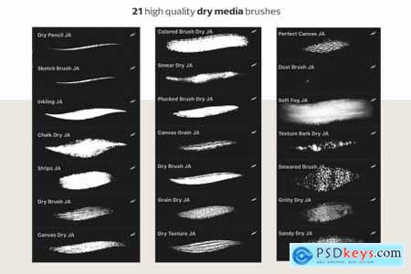 Dry Media Brushes - Procreate 5488435