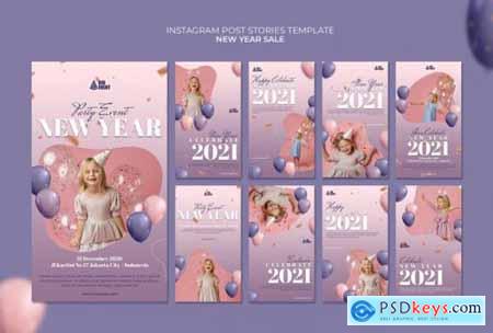 New year poster template