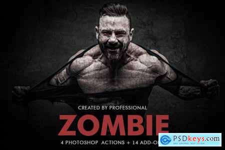 Zombie Photoshop Actions 5542513
