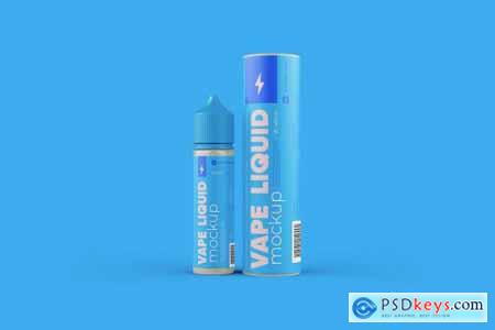 Vape Liquid Packaging Mockup 60ml 5697768