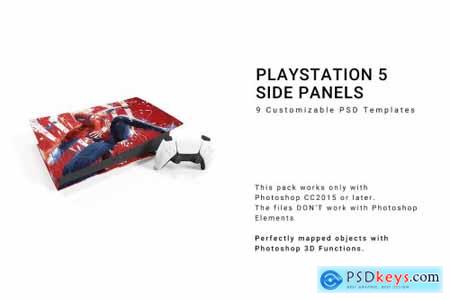 Sony Playstation 5 Side Panels Mockup 5680609