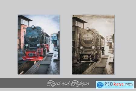 Vintage Look Photoshop Actions Pack 5721333