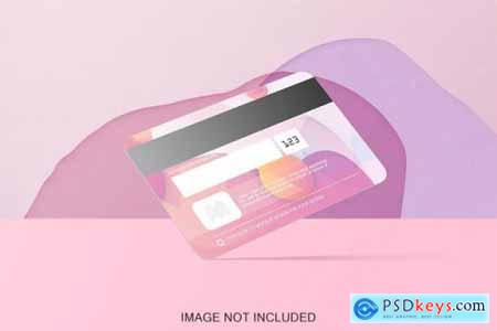 Mockup of two credit card