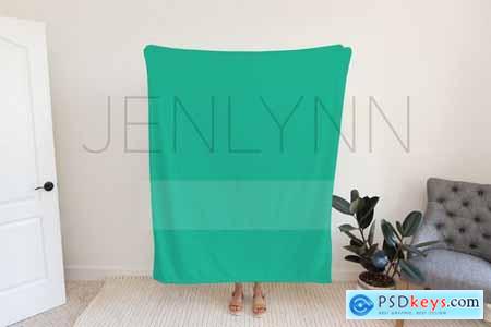 50x60 Custom Minky Blanket Mockup 2 - 5723186
