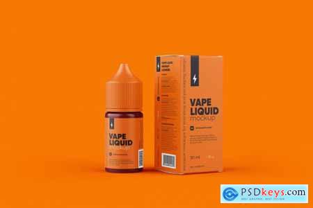 Vape Liquid Packaging Mockup 30ml 5731607