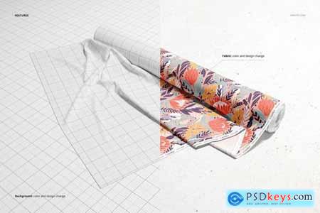 Fabric Roll Mockup - 5723146