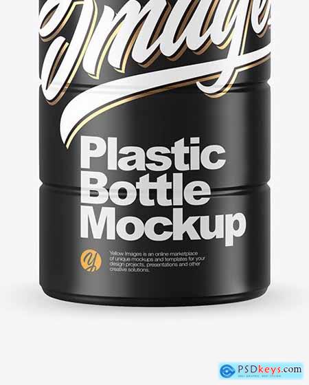 Matte Plastic Bottle Mockup 72610