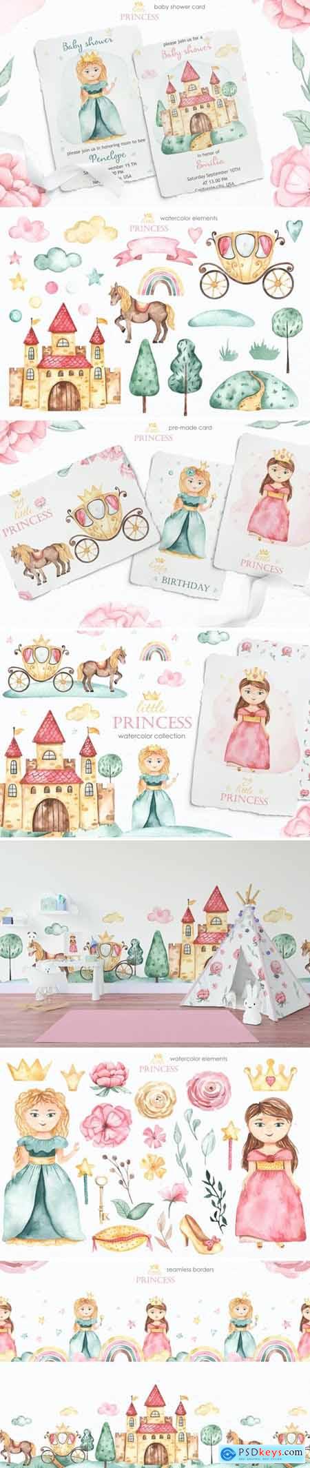 Little princess Watercolor