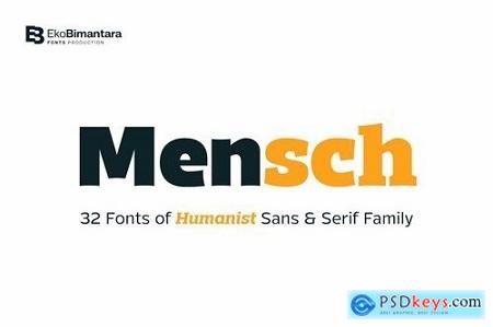 Mensch 32 Fonts of Sans & Serif 5675061