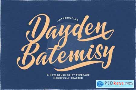 Dayden Batemisy - Brush Script Font