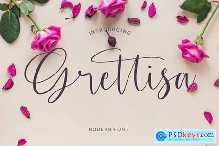 Grettisa Modern Font