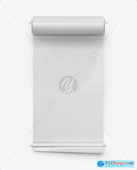 Dispenser w- Kraft Paper Roll Mockup 72713