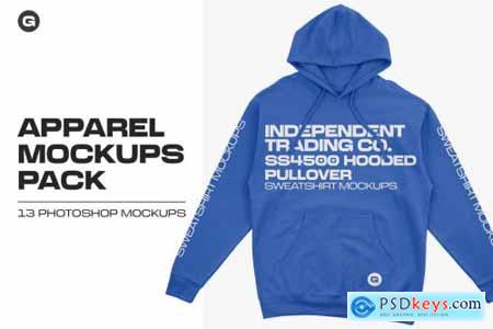 Independent SS4500 Hooded Mockups 5596372