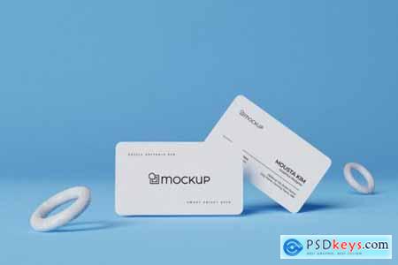 Clean business card mockup
