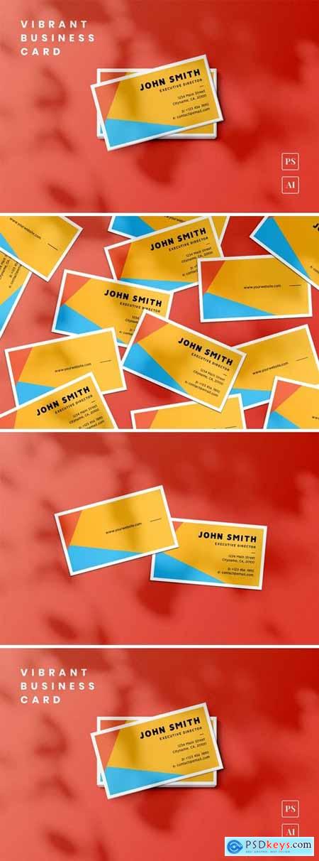 Vibrant Business Card
