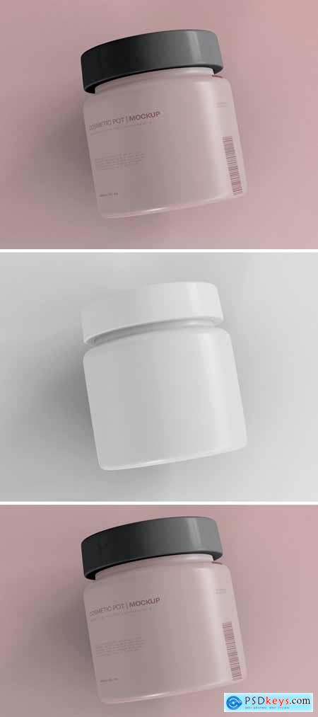 Cosmetic Jar Mockup » Free Download Photoshop Vector Stock image Via