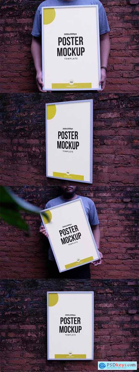Realistic Poster Mockup