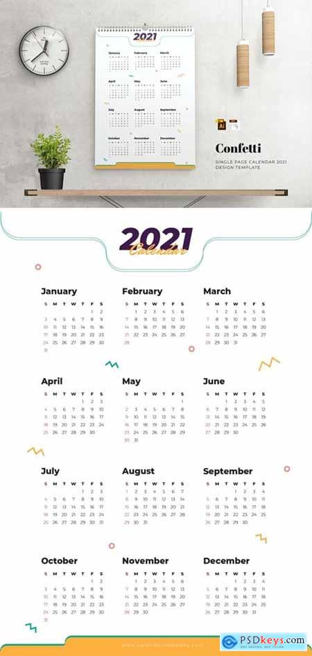 Confetti Calendar