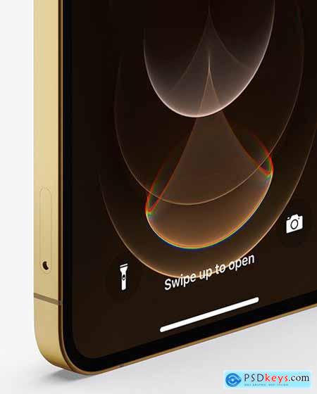 Apple iPhone 12 Pro Max Gold Mockup 72571