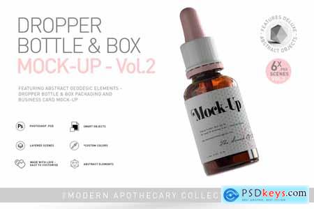 Dropper Bottle & Box Mock-Up - Vol.2 5295622