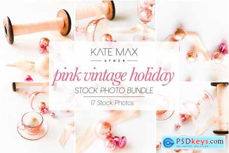Pink Vintage Holiday Stock Photo Bun 5627260
