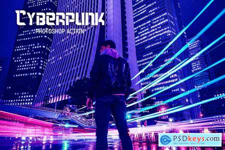 Cyberpunk - PSD action 5726360