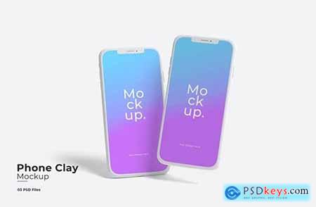 Phone Clay Mockup
