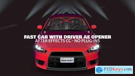 Fast Car with Driver Opener 23757091