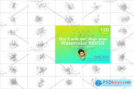 Watercolor Brush Bundle 5750598