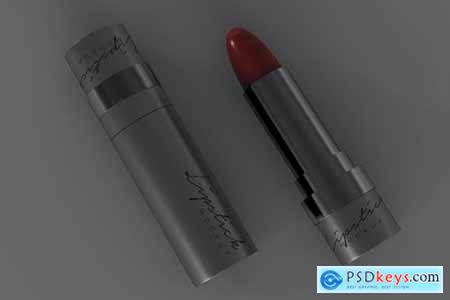 Cosmetic Lipsticks Mockup