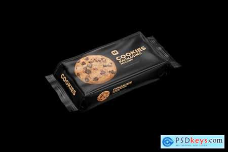 Flow Pack Cookies Mockup 4583812