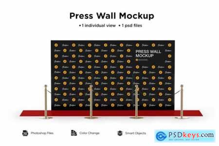 Press wall mockup