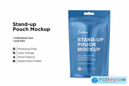 Stand-up pouch mockup