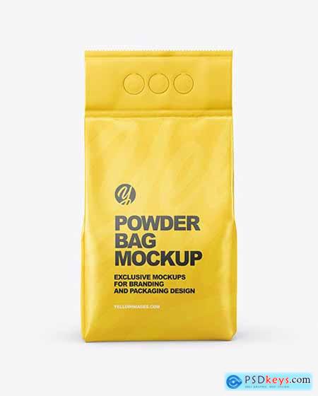 Matte Powder Bag Mockup 73066