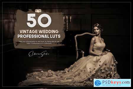 50 Vintage Wedding LUTs Pack 5754956