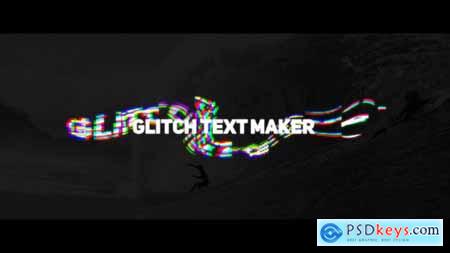 Wave Glitch Text Maker 22191043